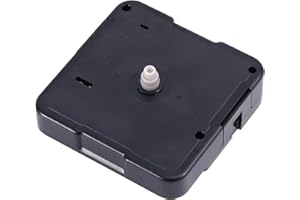 BTFO Mécanisme d'horloge de Rechange, Longueur Totale de la Tige 8 mm, Mouvement à Quartz en métal 5168S, pièces de Rechange pour Moteur (Noir)