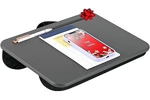 LAPGEAR Kompaktowe biurko na kolana - węgiel drzewny - pasuje do laptopów o przekątnej ekranu do 15 cali - styl nr 43105