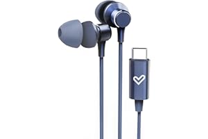 Energy Sistem Metallized Type C – Auriculares intrauditivos (Conexión Tipo C, Micrófono, Control de Volumen, Aluminio, Plástico Reciclado)