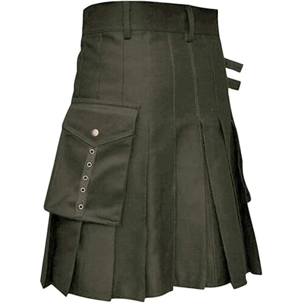 Kilt écossais Pour Homme KBOPLEMQ - Jupe Carreaux Traditionnelle, Style Viking Et Médiéval