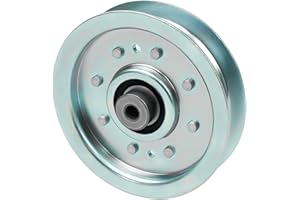 AUGREX Upgrade Idler Pulley Belt Pulley Wear-Resistant and Shock-Absorbing Fit for John Deere X300 X304 X320 X324 X340 X360 X500 X520 X530 X534 X540 X590 Replace AM136621 AM135781