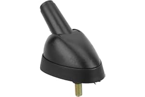 Tbest Antena de Radio Fiat Bravo, Adaptador de Base de Antena de Coche Aéreo de Radio Fiat Doblo, Ajuste Negro para Fiat Punto/Doblo/Brava/Bravo/Seicento/Ducato