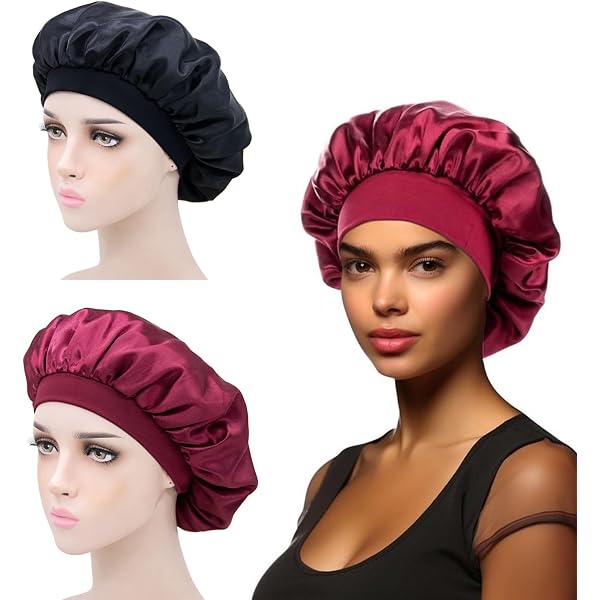 Bonnet De Séchage Pour Cheveux En Polaire - Lot De 3 - Super Absorbant, Anti-frisottis - Rose