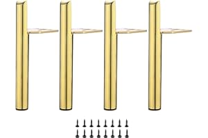 LONGZG Metalowe nóżki meblowe, 18 cm, DIY, obciążenie do 800 kg, nadają się do sofy/stolika kawowego/szafki pod telewizor/łóżko i inne meble