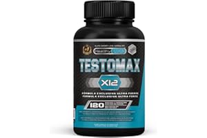Healthy Fusion TestoMax | Booster di Testosterone Energizzante | Maca, Ginseng, Tribulus, Taurina e Vitamine | Aumenta la massa muscolare | Azione brucia grassi e tonificante | 120u