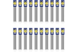 Bieiyhe 240 Pezzi Mine Matita 1.3 Hb, Ricariche Mine per Portamine 2b, Ricarica Portamine, Ricariche Automatiche di Ricambio, Scrivi in Modo Fluido e Chiaro, Ricariche di Piombo per Matite Meccaniche