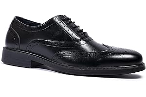 Dr Lightfoot Men's Wide Fit Memory Foam Insock Oxford Brogue Shoes
