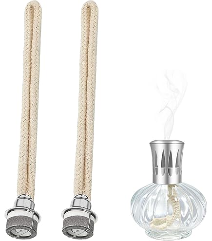 2 Stoppini Per Lampade Catalitiche - 18mm, Argento, Per Oli Profumati E Aromaterapia - Foto 2