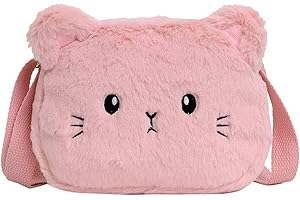 LOTGET Women Girls Cute Plush Crossbody Bag - Lovely Mini Shoulder Bags Great Birthday Gift