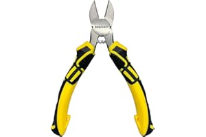 BOOSDEN Obcinaki boczne, ukośne szczypce tnące, precyzyjne przecinaki do drutu, sprężynowe szczypce tnące do rękodzieła, plastikowego cięcia kwiatów