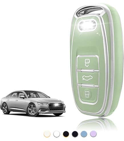 Fundas De Silicona Para Llav De Coche, Funda Fob Para Audi A1 A3 A6 C5 C6 Q3 Q2 Q7 TT TTS R8 S3 S6 RS3 RS6 A4, Accorios, Llavero - AliExprs