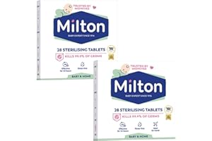 SERENETOUCH Milton Sterilising Tablets – 2 Pack (56 Tablets Total) | Cold Water Baby Bottle Steriliser | Kills 99.9% of Germs | Fast & Easy | Travel-Friendly | Trusted UK Brand