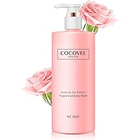 COCOVEL Rose De Mai Parfum Fragranced Body Wash With Rosa Rugosa/ Centifolia Flower Extract, Unique Perfume Formula…