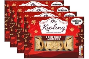 MONDELEZ INT GRP 4 x 6 Mr Kipling Deep Filled Mince Pies Pastry