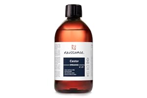 Naissance Ekologisk Ricinolja (nr 217) 450ml – Naturlig, Certifierad Organisk, Vegan – för Hår, ögonfransar och ögonbryn