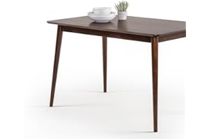 ‎ZINUS ZINUS Jen 120 cm großer Esstisch aus Holz | Küchentisch aus Massivholz | Einfache Montage, Espressofarbe,