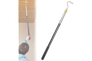 STFALI Teleskopstange mit Haken für Sonnensegel Keder,Bootshaken, Stange mit Haken für Seagull SE und Scuba SE Poolroboter, Markisenöffner für Wohnmobile