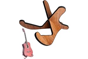 ACONDE Portabilidad Soporte de Madera para Guitarra: Extraíble Soporte Guitarra Suelo - para Guitarra-Acústica Guitarra-Eléctrica y Bajo