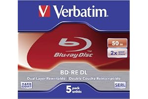 Verbatim BD-RE DL 2X, 5-pack, 43760, vit, 5 stycken (1-pack)