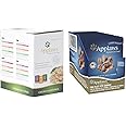 Applaws 100% Natural Wet Cat Food, Chicken Selection in Broth Pouch, 12 x 70 g Pouches & Wet Cat Food, Tuna Fillet with Seabream in Broth Pouch, 12 x 70g