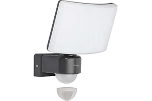 Oktaplex Lighting Projecteur LED avec détecteur de mouvement extérieur Cali Motion 30 W | Projecteur mural extérieur IP65 anthracite 3 000 K blanc chaud avec fonction maître