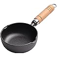 Home Essentials Cast Iron Tadka Pan/Vaghar/Chounk/Baghar for Frying Dal/Spices | 4Inch, 450gm, Gas & Stove-Friendly | Pre-Seasoned, 100% Toxin-Free, Naturally Non-Stick Tempering Pan (AM306)