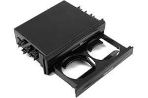 BOROCO Nuevo Coche Auto Doble Capa Radio Bolsillo Bebida portavasos Caja de Almacenamiento Caja de Coche Multifuncional