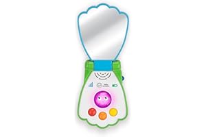Baby Einstein, Ocean Explorers Shell Phone, dźwięki i światła, 3 języki - angielski, francuski, hiszpański, od 6 miesięcy