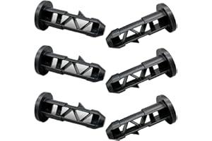 NIVALORA 3 Pairs Bin Lid Hinge Pins - Durable Replacement Bin Lid Locks for 240L Outdoor Wheelie Bins - Secure Trash Can Hinge Kit - Easy to Install, Weather-Resistant Design