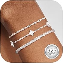 ORAZIO 3 Pezzi Bracciale Donna Oro Bracciali Braccialetti Donna Bracciale Acciaio Oro 14K Braccialetto Bracciale Acciaio Donna Regolabile Bracciale Tennis Gioielli
