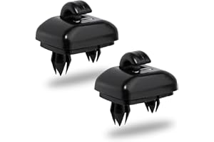 DESCONOCIDO Swgaunc Clip Visera, Ganchos para Parasol pour A1 A3 A4 A5 8E0 857 562 para coche Q3 Q5 8E0857562 8U0857562A (negro)