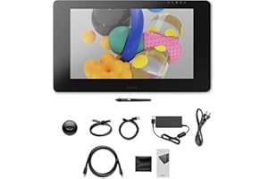 Wacom Cintiq Pro 24 Pen & Touch / Monitor multitáctil de 4K, 23,6" con soporte integrado / Incluye Wacom Pro Pen 2 con portalápices y puntas de repuesto / Compatible con Windows y Mac.