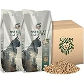 Lixon Natural Doğal &Ccedil;am Peleti Kedi Kumu 10 Kg (20L) Yavru/Yetişkin Kediler, Kemirgenler i&ccedil;in%100 Biyobozunur - Astımlı Kedil
