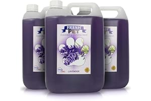 TRADE CHEMICALS FRESH PET CLEANER DISINFECTANT KENNEL/CATTERY PRE FILLED 5L x 3 (Lavender)