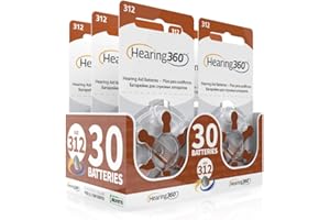 SDU SPECIALISTIDELLUDITO 30 Pile Modello 312 Marrone (PR41) - 5 Confezioni da 6 Batterie per Apparecchi Acustici 1,45V - Pile Acustiche Rayovac Varta Extra