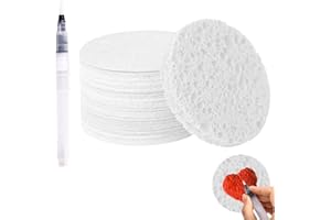 GETFACAI 20 Pcs Magic Foam Texture Painting Kit, Magic Foam Paper, Foam Textured Painting Paper, Manual Fluffy Painting Paper, Suitable for Watercolor Painting