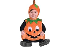 Amscan Niedliches Kinder Cutie Baby Kürbis Halloween Kostüm, 1 Stück Orange