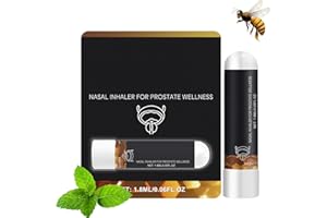 GÉNÉRIQUE Oveallgos BeeBoom Bâton d'inhalateur nasal, bâton nasal naturel de 1,8 ml pour le bien-être de la prostate, spray d'inhalateur nasal pour la santé de la prostate pour hommes, bâton d'aromathérapie