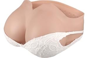 ICEVER Senos de Silicona Realistas Pechos Silicona Travestis Artificiales Pechos Falsos del Gel Cosplay Senos para Transgéneros Crossdresser Protesis Mama Mastectomia