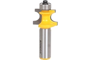 Yonico 13192 - Corner Bead Router Bit, Bead Radius: 3/16", Bead Diameter: 3/8" - 1/2" Shank