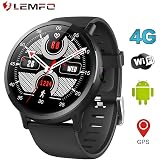 LEMFO LEMX - Android 7.1 4G LTE 2,03 Zoll Screen Smart Uhren,MT6739  1GB+16GB 8MP Kamera 900mAh Batterie Translator GPS WIFI Heart Rate Monitor  Multi Sport Mode Smartwatch für Männer und Frauen: Amazon.de: