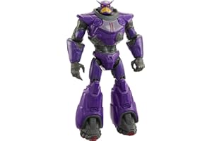 DISNEY PIXAR LIGHTYEAR Disney Pixar Buzz Astral Duża figurka Zurga (34,5 cm) z 11 punktami zgięcia, inspirowana filmem, kolekcjonerski prezent dla dzieci od 4 roku życia, HHJ75