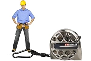 Ruban à mesurer | Règle métrique rétractable en acier inoxydable | Ruban à l'épreuve du ciment, ruban à mesurer en acier inoxydable anti-chute résistant à l'usure Wenmin