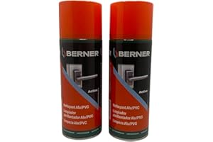 Berner - Detergente spray per alluminio e PVC, 400 ml