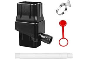 TOOTHBACE Kit de Déviateur de Baril de Pluie,Tuyau À Haut Débit de, Système de Collecte d'eau de Pluie Réutilisable, Système de Connecteur de Déviateur de Collecte d'eau de Pluie