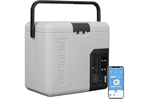 Alpicool G22 22 Litri Frigoriferi per Auto Frigo Frigorifero Elettrico Congelatore Portatile per Auto/RV Camion Barca Campeggio 12/24V DC