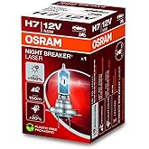 Osram Ampul Night Breaker Laser H7 12V 55W%150'ye kadar Fazla Işık 150M'ye kadar Fazla G&ouml;r&uuml;ş A&ccedil;ısı,%20'ye kadar Beyaz Işık 64