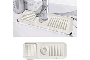 AIDEHUAKEJI silikonmatte küche,kitchen absorbent draining mat,spritzschutz waschbecken,spülbeckeneinlage silikon,spülbecken matte,spritzschutz für die spüle, silikon-wasserhahn-matte