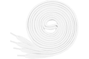 Di Ficchiano 1 lub 2 pary – płaskie sznurowadła o szerokości 12 mm do sneakersów, butów sportowych, butów do biegania – bardzo odporne na rozerwanie, 70 cm – 200 cm długości, poliester I Made in