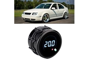 LZBBD Kit de jauge AFR de rapport de carburant air Indicateur de compteur de course à affichage numérique à LED